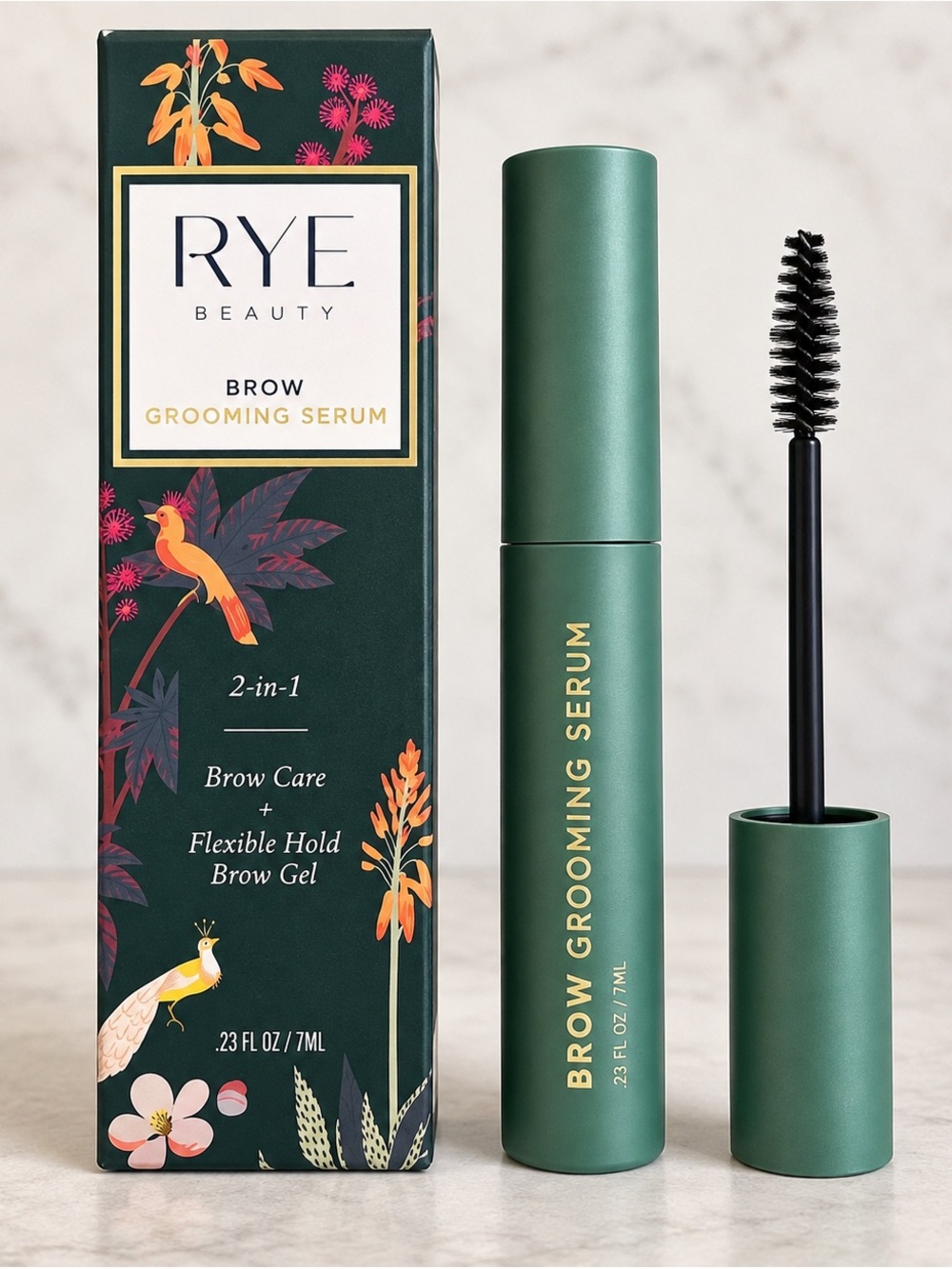 Rye Beauty Brow Grooming Serum 7ml NWT Green